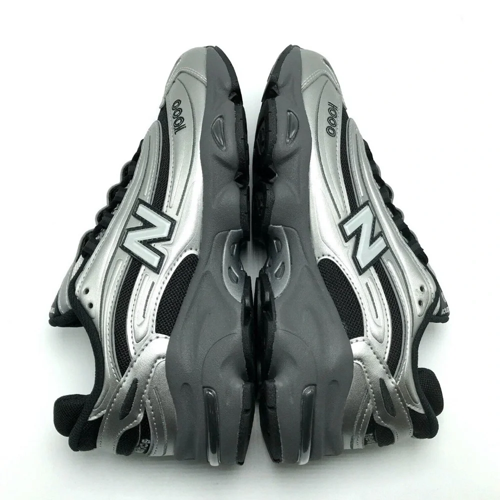 New Balance 1000 🔥 NB Black Silver Metallic Gray M1000EGR U052036 8 10 11.5 NEW - Picture 7 of 10